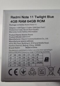 Redmi Note 11 4GB RAM /128 GB ROM Twilight Blue - 7