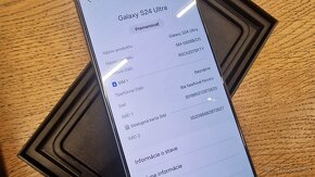 Vymením Samsung Galaxy S24 Ultra 256GB v limitovanej modrej - 7