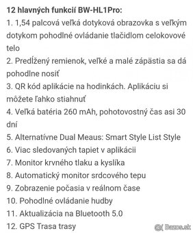 Profesionálne Smart hodinky s množstvom funkcií - šedé - 7