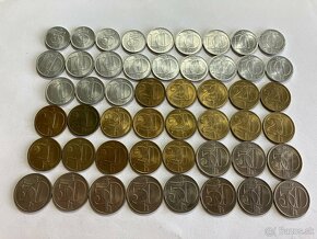 Československo 1918 - 1993 obehové mince v krásnom stave - 7