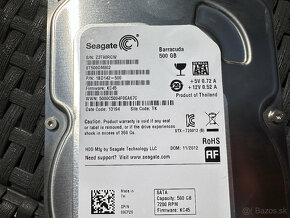 2,5" Hard disk Seagate Barracuda 500 GB, SATA, 7200 RPM - 7