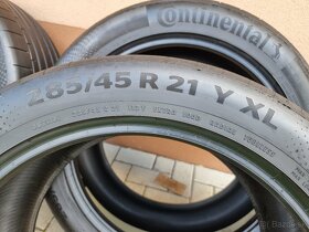 pneu 21" 285/45R21 CONTINENTAL letné 2-3mm DOT2017 - 7