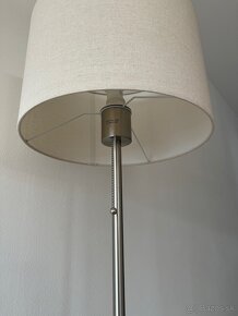 Stojacia lampa - brúsená oceľ, ako nová - 7