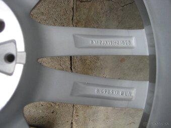 Nové 4ks 19"orig.BMW 5r. G30 G31 6r GT G32 7r G11 8,5J ET25 - 7