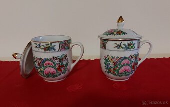 Retro hrnčeky z chalupy od starej mamy + 2ks čínsky porcelán - 7