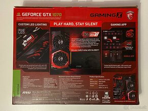 MSI GeForce GTX 1070 GAMING X 8G - 7