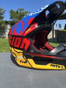 Fox V1 Prilba helma na motorku  enduro motocross - 7