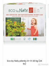 Predám nové detské plienky Eco by Naty. Rôzne veľkosti viď f - 7