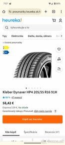 1 letná pneumatika Kleber dynaxer HP4 (205/55/R16) - 7