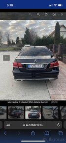 Mercedes E trieda E350 4Matic benzín, 2018, 4x4 , 225 KW - 7