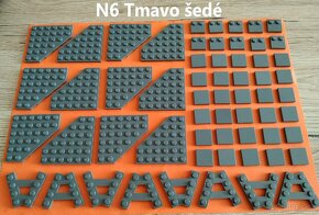 (N1-9) Lego® Diely svetlo šedé (nové) - 7