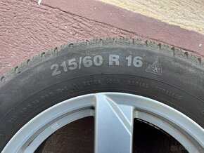 Continental 215/60 R16 ContiWinterContact 6mm hĺbka dezénu - 7