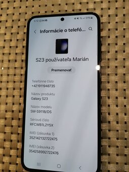 Samsung galaxy S23, 8GB/256GB, ZÁRUKA 12/2025 - 7