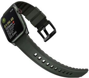 Remienok Uniq Linus Airsoft Silicone na Apple Watch 45/44/42 - 7