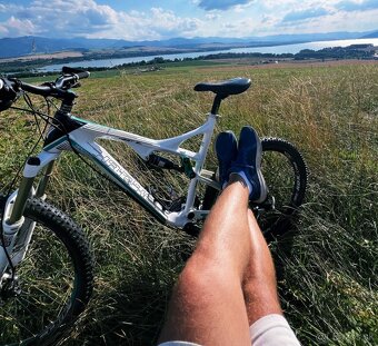 Predám karbónovy celoodpružený bicykel HaiBike - 7