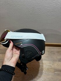 Lyziarska helma Bollé a lyziarske okuliare Uvex - 7