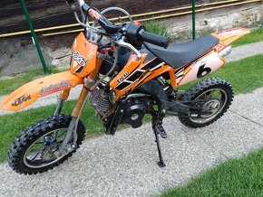 Predám detské enduro KXD 50ccm 4T. - 7