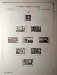 Predám listy KABE, na známky USA 76 strán - - 7