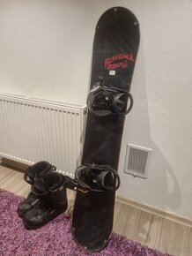 Predám tento snowboard rosignol s topánkami - 7