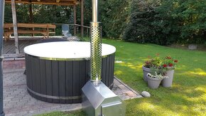 Hottub, drevený kúpací sud - 7