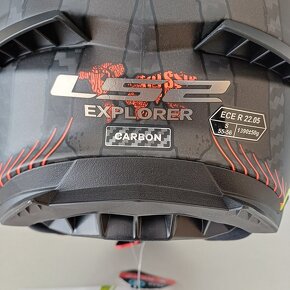 Enduro / silniční přilba LS2 Explorer Carbon - 7