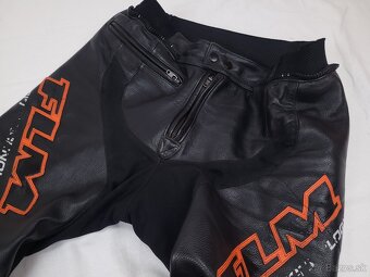 FLM Diablo Supermoto pánska moto kombinéza koža textil L 52 - 7