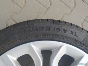 Originálna letná sada Audi R19 + Continental 235/45 R19 - 7