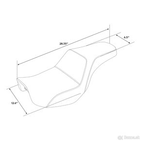 Sedadlo Harley-Davidson Dyna Low Rider Fat Bob 06-17 16 - 7