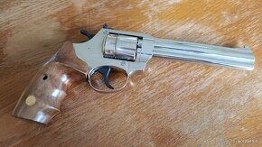 Flobert revolver ALFA 661 cal. 6mm - chrom, dřevo - NOVÝ - 7