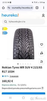 215/65 r17 zimne pneumatiky Nokian - 7