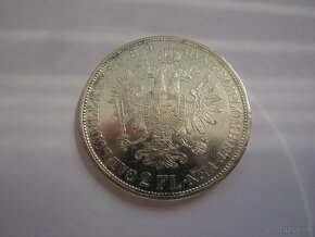 Vzácny 2 florin 1859 B v krásnom stave - 7