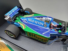 F1 BENETTON FORD B194 VÍTĚZ AUSTRÁLIE 1994 SCHUMACHER 1:18 - 7