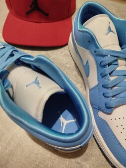 Air Jordan 1 Low, University Blue, EU 44 - 7