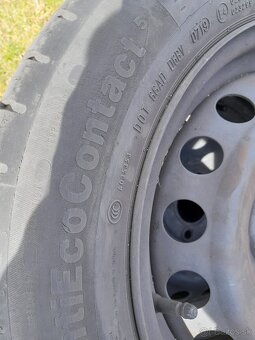 Letne pneu 185/65 R15 + disky - 7