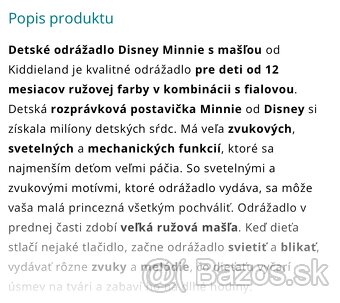 Odrážadlo Minnie Mouse ružovo-fialové - 7