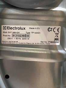 Predám práčku ELEKTROLUX EWT1366HGW - 7