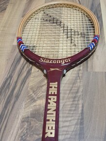 Drevené tenisové rakety zn.Slazenger, Snauwaert, Head - 7