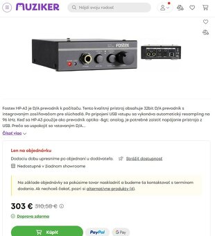 Fostex HP-A3 DAC / Headphone amp / preamp - 7