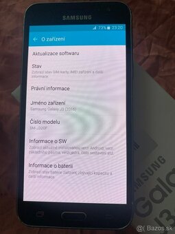 Predám Samsung J3 - čierna farba - krásny stav - 7