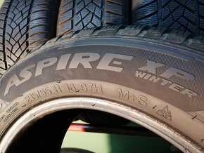 215/55 r16 zimné pneumatiky 6-7mm - 7