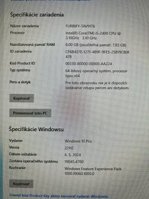 Lenovo ThinkCentre M81, i5-2400, 120GB SSD, 8GB ram, W10Pro - 7