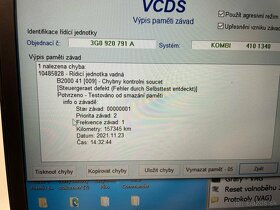 Virtual Cockpit Passat B8 oprava chyba B2000 checksum error - 7