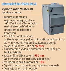 Predam kotol VIGAS 40 - 7