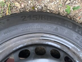 215/60 R16 5x112 R16 zimné 2x8mm 2x6 mm - 7