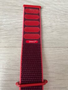 Remienok Apple Watch 44mm Red Sport Loop - 7