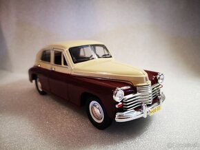 Predám nový kovový model auta veterána Gaz M20 Pobeda 1:24, - 7