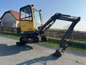 Minibagr Volvo EC15 hyd.podvozek+hyd.svahovka,2007 - 7