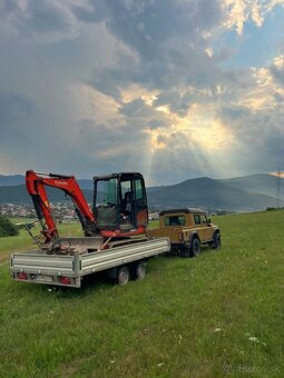 KOŠICE Výkopové a stavebné práce - minirýpadlo KUBOTA - 7