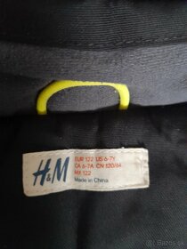 H&M vetrovka cierno-modra vel.122 (6-7 rokov) - 7