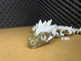 Flexibilný kryštálový drak 3D tlač - 7
